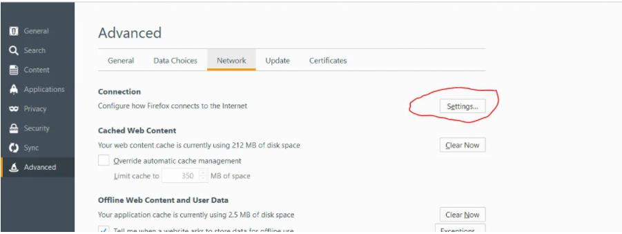 Firefox 代理设置1