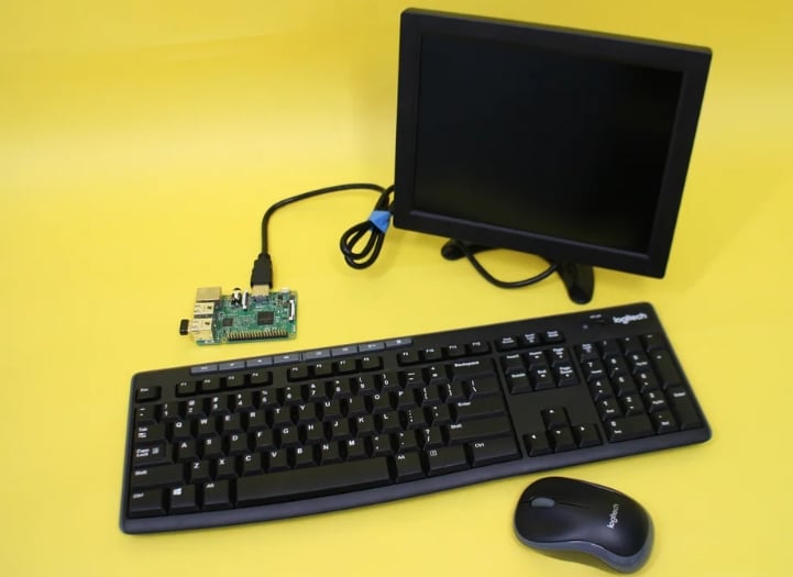 Connect Raspberry Pi to a monitor and keyboard