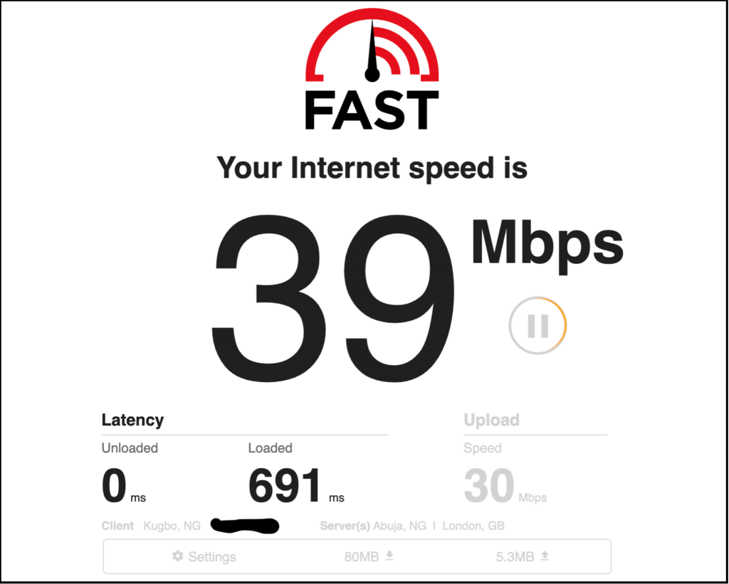 High Performance in terms of Speed