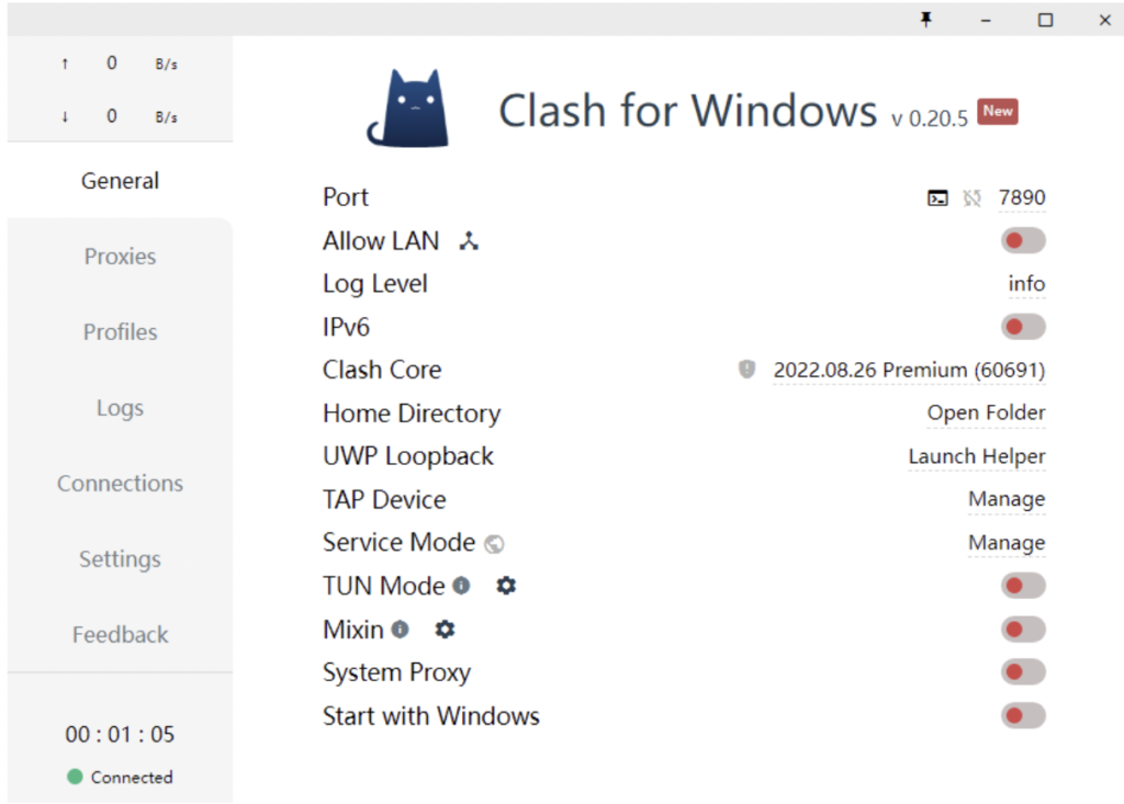 Windows 应用程序 Clash