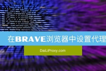 在Brave浏览器中设置代理
