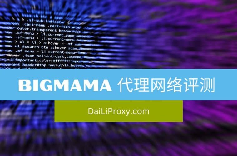 BigMama 代理网络评测