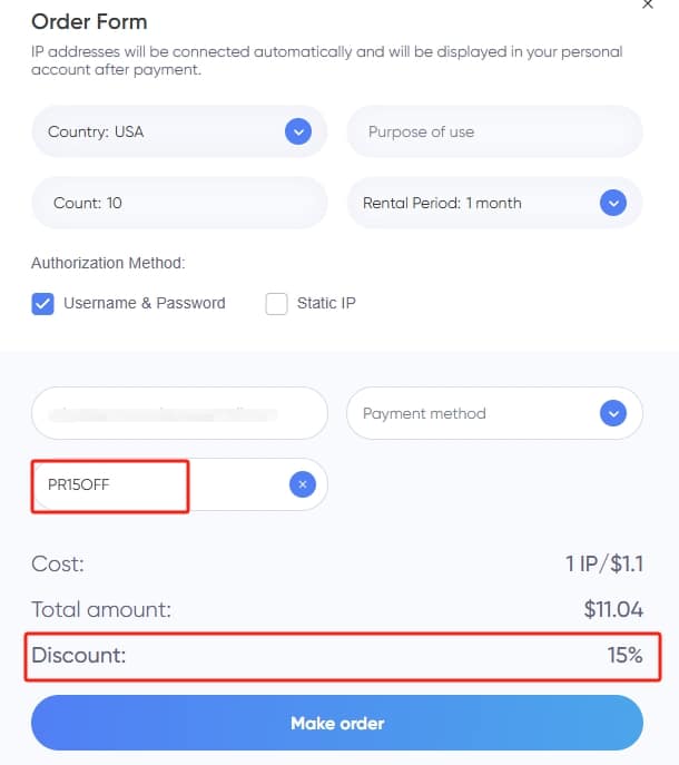 Youproxy 15% 优惠