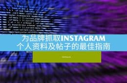 为品牌抓取Instagram个人资料及帖子的最佳指南