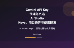 Gemini API Key 代理主题图：Gemini API Key 代理